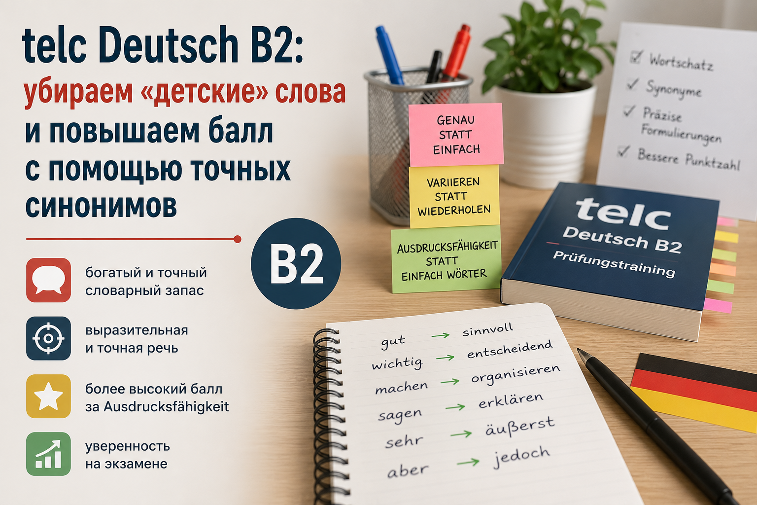 Как сдать telc Deutsch B2